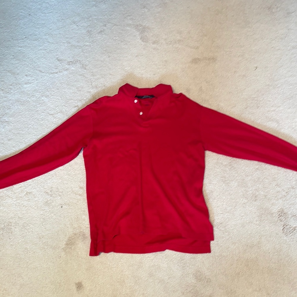 Lands End kid large button-up